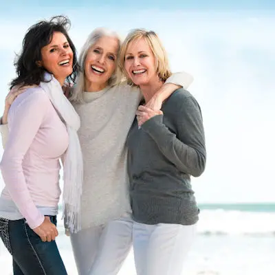 Group of women smiling